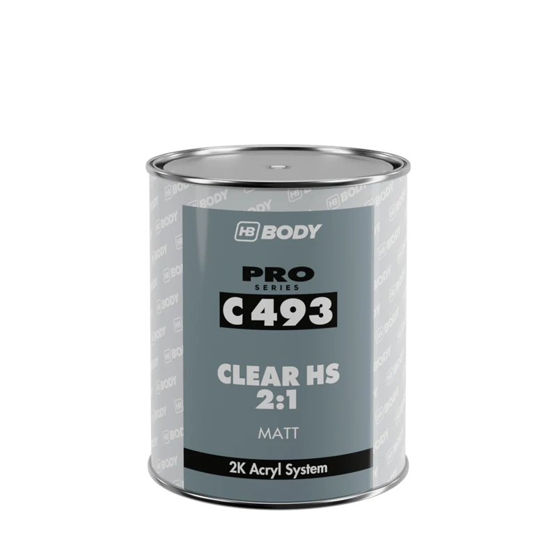 C493 MATT CLEAR HS 2:1 ambalajı